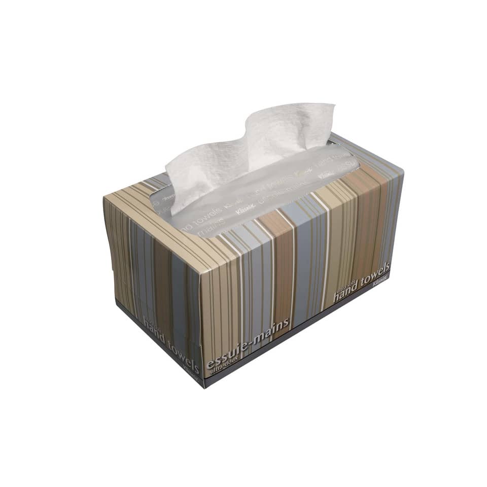 Asciugamani intercalati KLEENEX® in carta a 1 velo bianco conf. da 70 ff - 1126