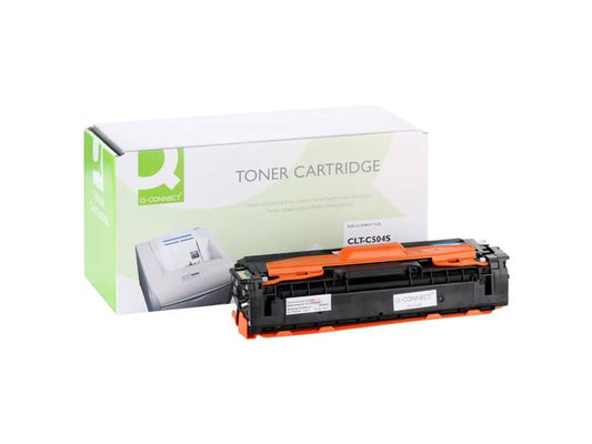 Toner Q-Connect compatibile con Samsung CLT-C504S/ELS - ciano K15624QC