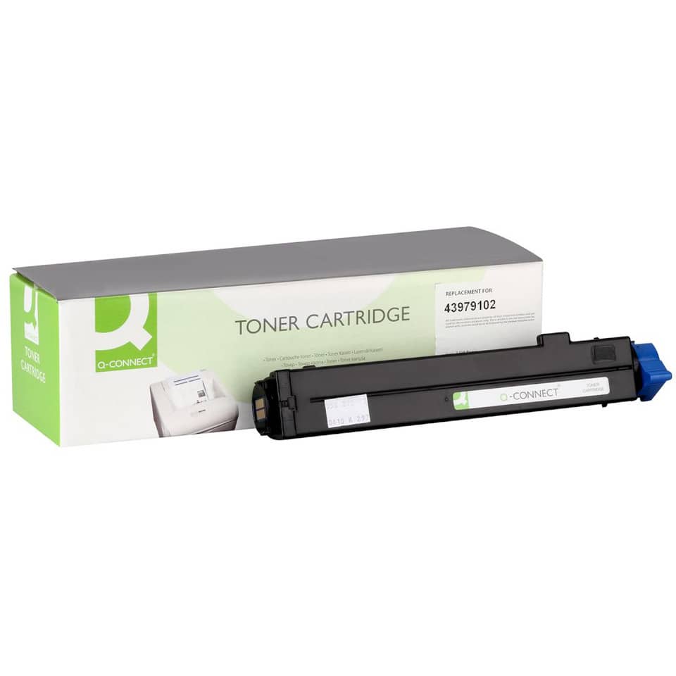Toner Q-Connect compatibile con Oki 43979102 - nero K15924QC