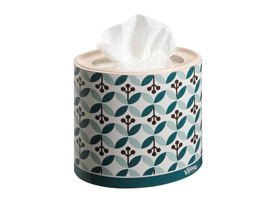 Veline facciali KLEENEX® in carta 3 veli bianco cartone da 64 fogli - 8826