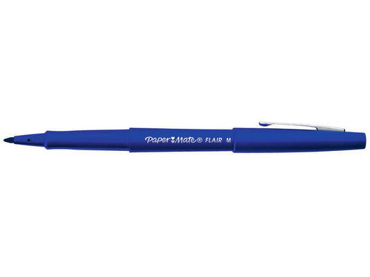 Penna punta fibra Paper Mate Flair/Nylon M 1,1 mm blu S0191013
