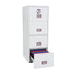 Classificatore ignifugo Phoenix bianco - Ral 9003 4 cassetti da 49lt. con serratura elettronica R3 - FS 2254 E