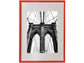 Cornice Methodo Hooker Crilex da parete A4 rosso K980103