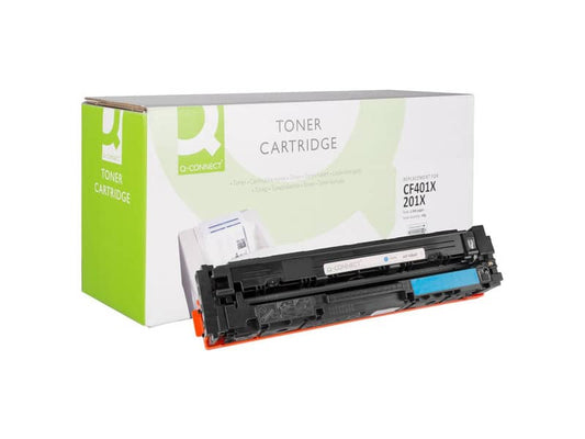 Toner alta resa Q-Connect compatibile con HP CF401X - ciano K15833QC