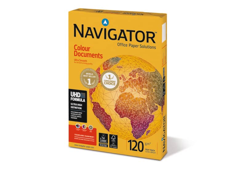 Carta per fotocopie A4 Navigator Colour Documents 120 g/m² Risma da 250 fogli - NCD1200156