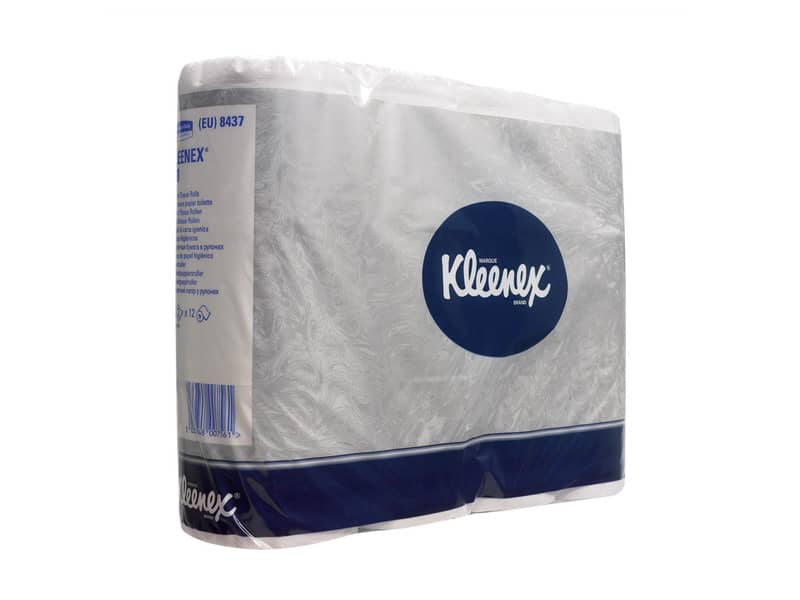 Carta igienica 2 veli KLEENEX® in carta a 2 veli bianco pacco da 12 rotoli - 8437