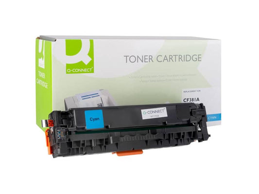 Toner Q-Connect compatibile con HP CF381A - ciano K15750QC