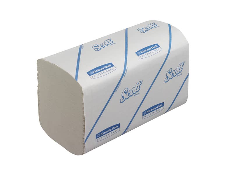 Asciugamani intercalati SCOTT® in carta bianco 21,5x21 cm 15 fascette da 300 fogli - 6659