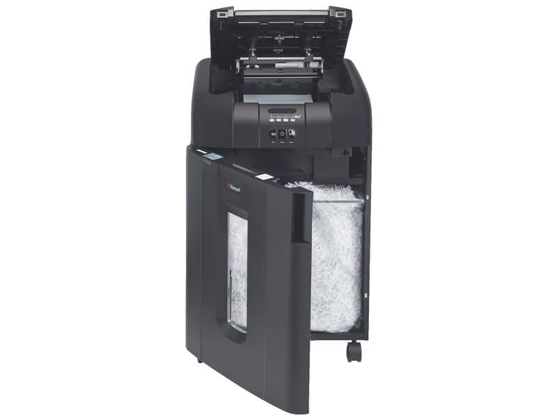 Distruggidocumenti ad alimentazione automatica Rexel Auto+600X P-4 80 L taglio a frammenti 4x40 mm - 2103500EUA