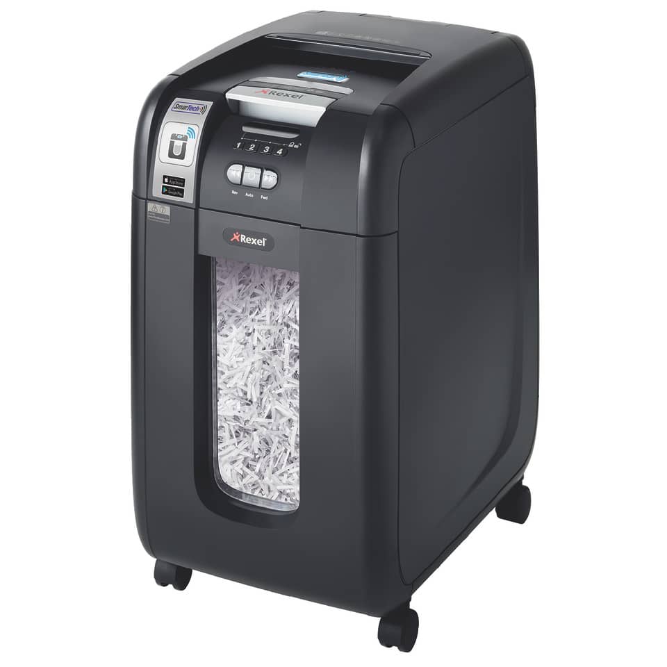 Distruggidocumenti ad alimentazione automatica Rexel Auto+300X Smartech P-4 40 L taglio frammenti 4x40 mm 2103250EUS