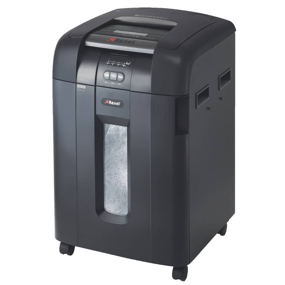 Distruggidocumenti ad alimentazione automatica Rexel Auto+600X P-4 80 L taglio a frammenti 4x40 mm - 2103500EUA