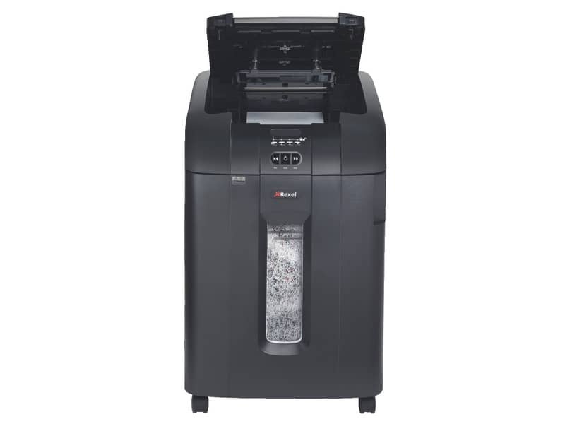 Distruggidocumenti ad alimentazione automatica Rexel Auto+600M P-5 80 L taglio microframmenti 2x15 mm 2104500EUA