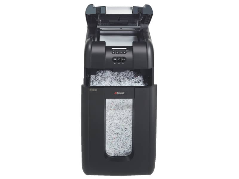 Distruggidocumenti ad alimentazione automatica Rexel Auto+ 300M P-5 40 L taglio microframmenti 2x15 mm 2104300EU