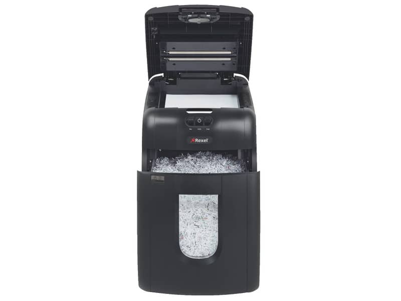 Distruggidocumenti ad alimentazione automatica Rexel Auto+130M P-5 26 L taglio microframmenti 2x15 mm 2104100EUA