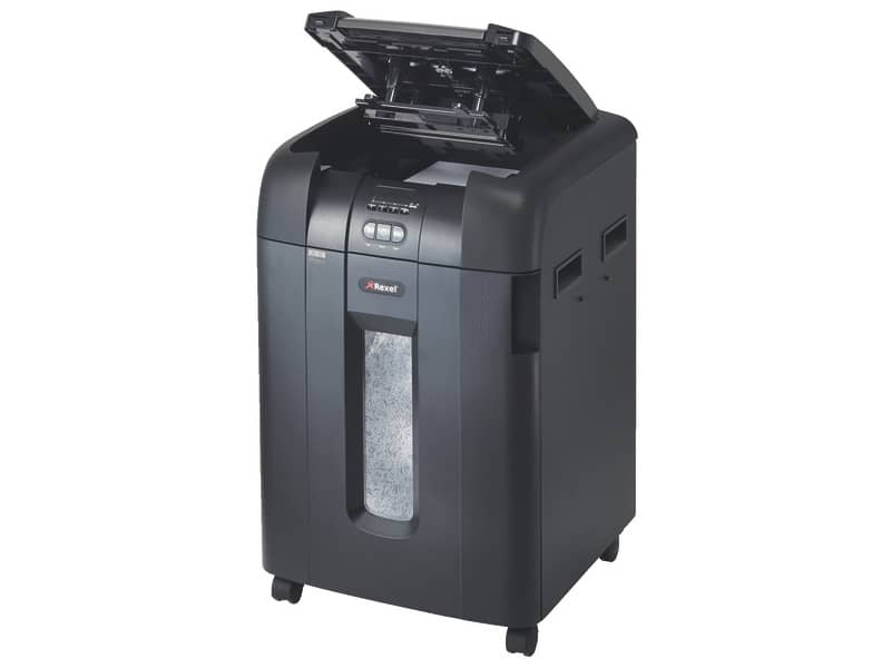 Distruggidocumenti ad alimentazione automatica Rexel Auto+600M P-5 80 L taglio microframmenti 2x15 mm 2104500EUA