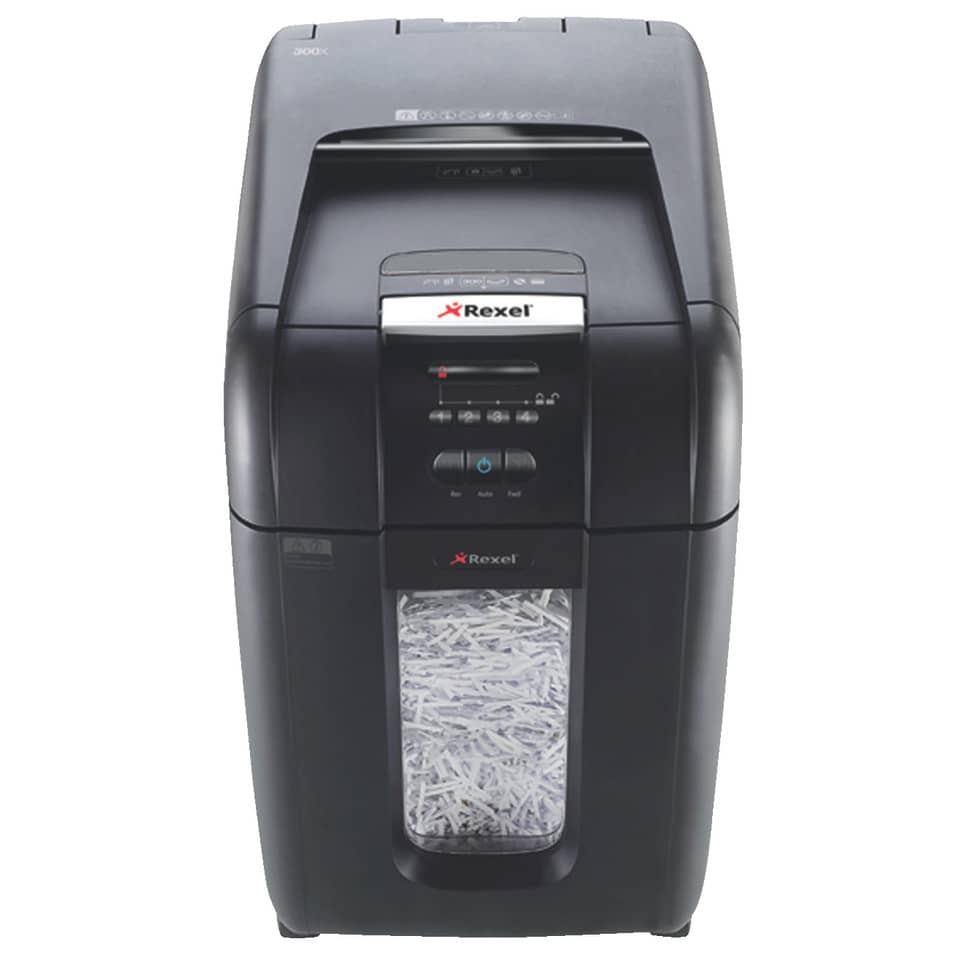 Distruggidocumenti ad alimentazione automatica Rexel Auto+300X Smartech P-4 40 L taglio frammenti 4x40 mm 2103250EUS