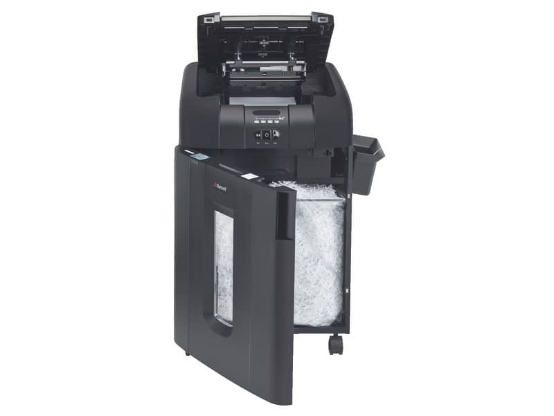 Distruggidocumenti ad alimentazione automatica Rexel Auto+600X P-4 80 L taglio a frammenti 4x40 mm - 2103500EUA