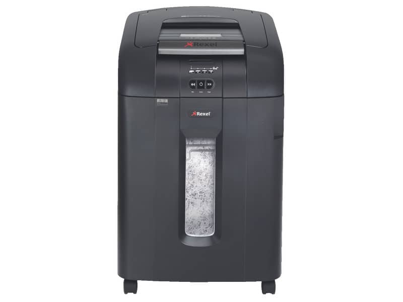 Distruggidocumenti ad alimentazione automatica Rexel Auto+600X P-4 80 L taglio a frammenti 4x40 mm - 2103500EUA