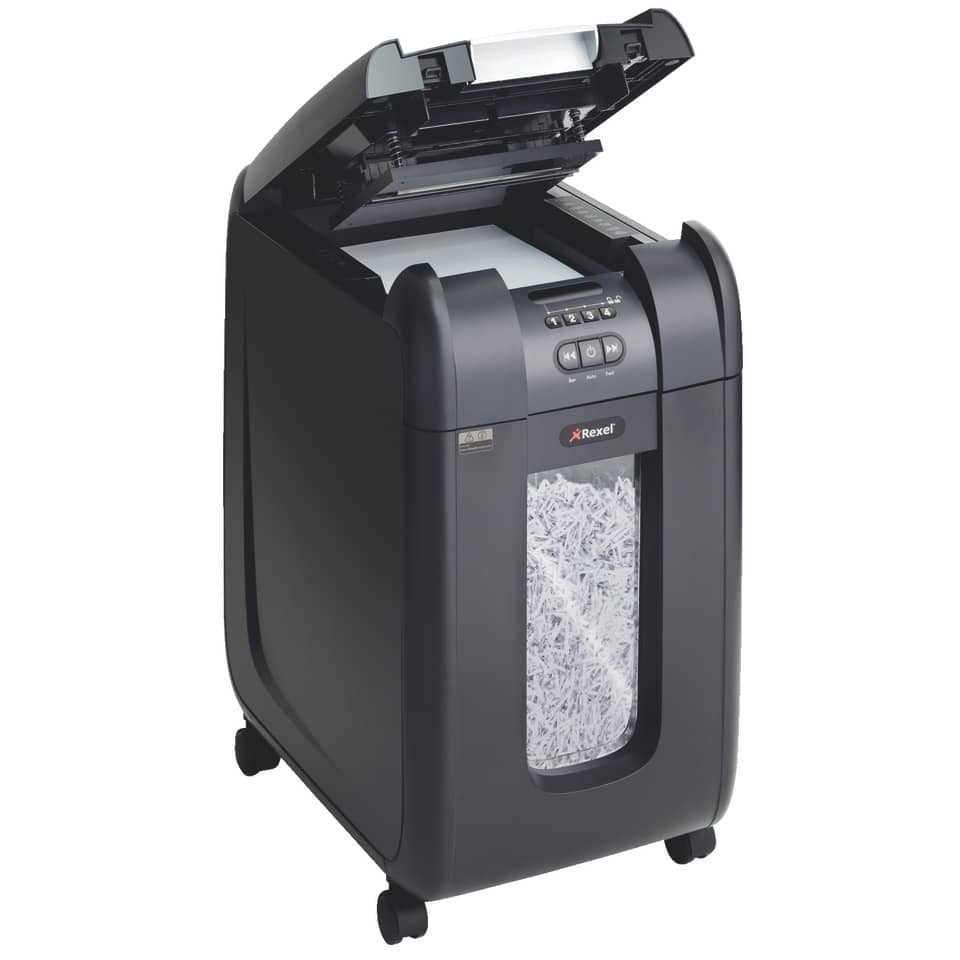 Distruggidocumenti ad alimentazione automatica Rexel Auto+300X Smartech P-4 40 L taglio frammenti 4x40 mm 2103250EUS