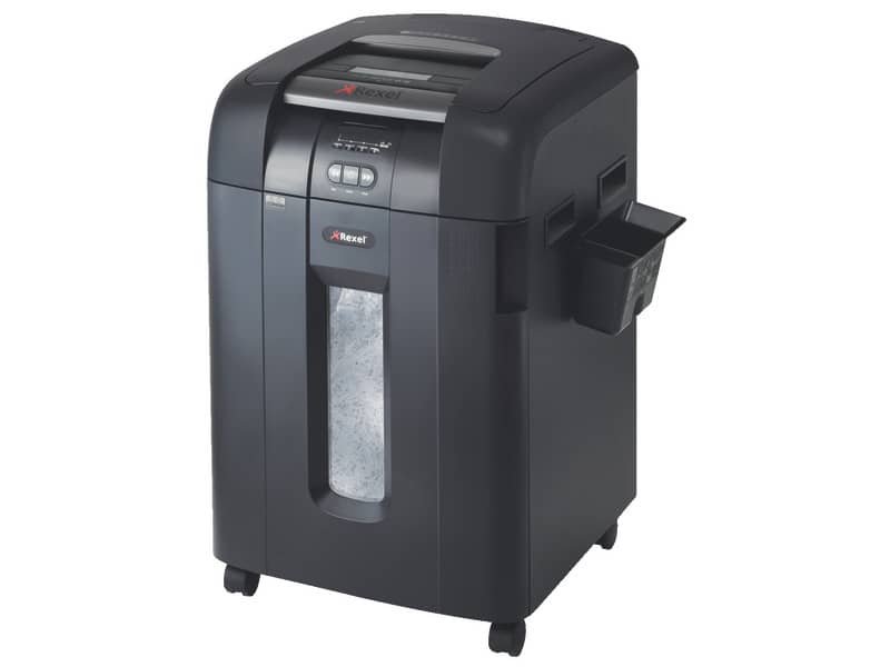 Distruggidocumenti ad alimentazione automatica Rexel Auto+600X P-4 80 L taglio a frammenti 4x40 mm - 2103500EUA