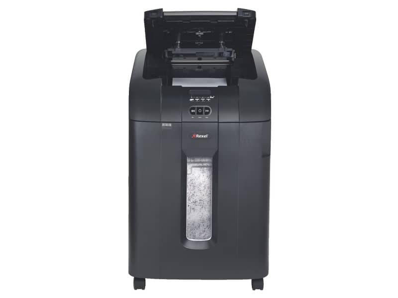 Distruggidocumenti ad alimentazione automatica Rexel Auto+600X P-4 80 L taglio a frammenti 4x40 mm - 2103500EUA