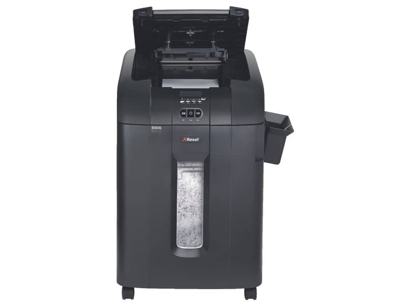 Distruggidocumenti ad alimentazione automatica Rexel Auto+600X P-4 80 L taglio a frammenti 4x40 mm - 2103500EUA