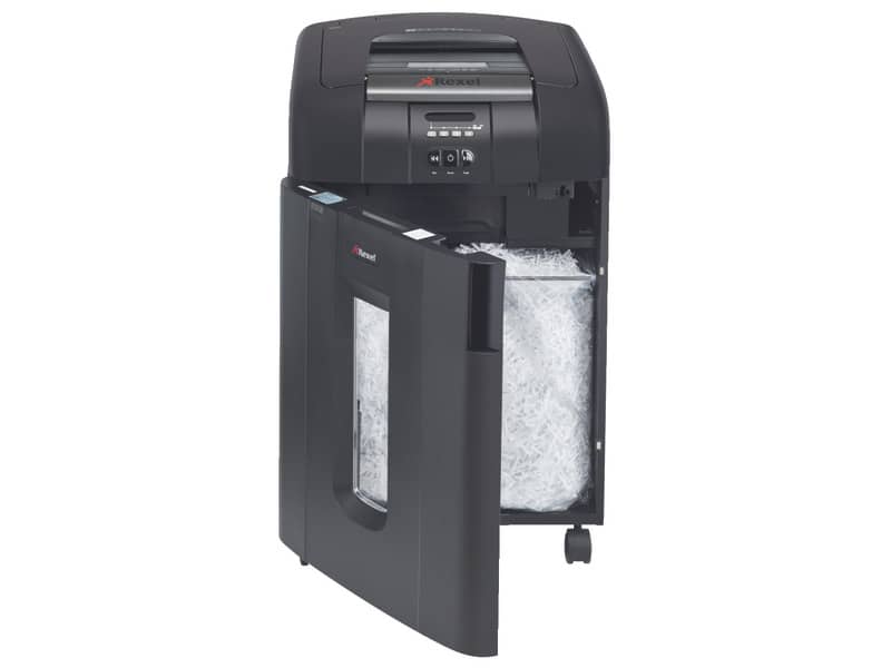 Distruggidocumenti ad alimentazione automatica Rexel Auto+600X P-4 80 L taglio a frammenti 4x40 mm - 2103500EUA