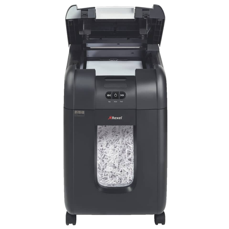 Distruggidocumenti ad alimentazione automatica Rexel Auto+200X P-4 32 L taglio a frammenti 4x40 mm - 2103175EU