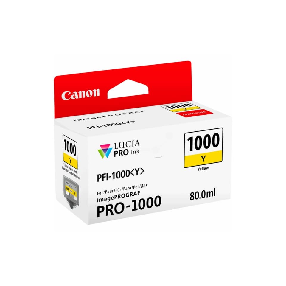 Cartuccia inkjet PFI-1000Y Canon giallo  0549C001