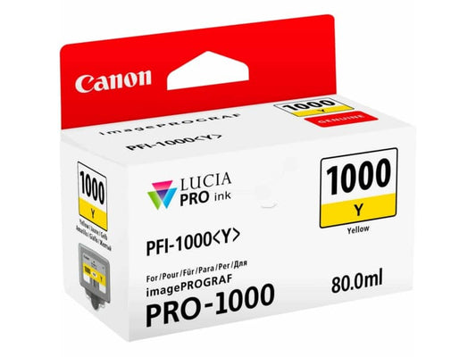 Cartuccia inkjet PFI-1000Y Canon giallo 0549C001