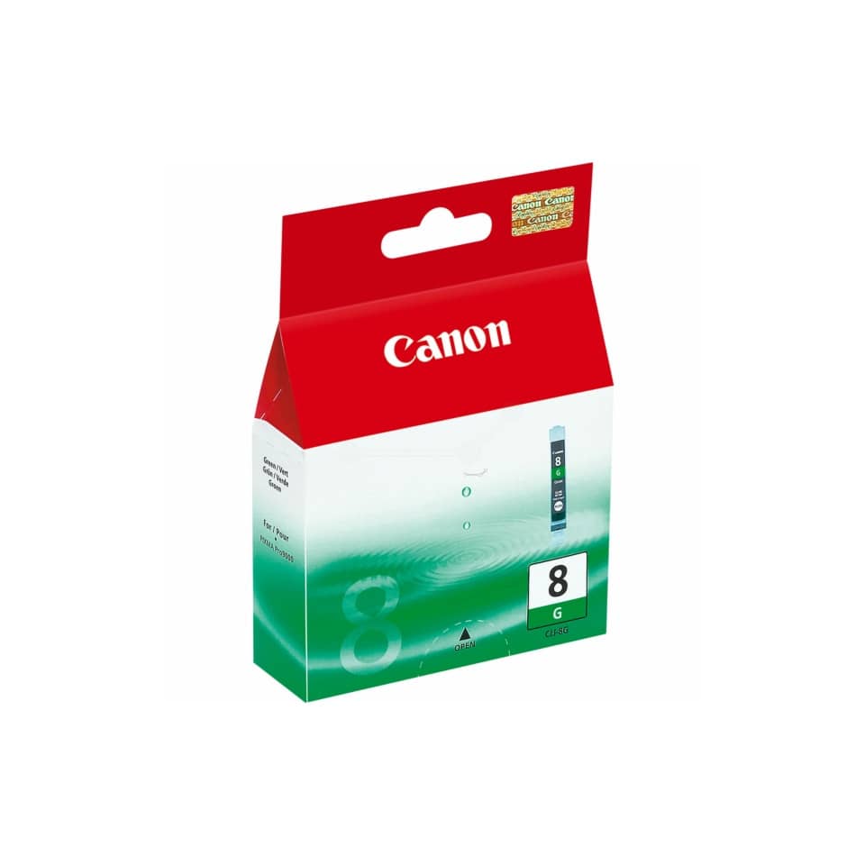 Serbatoio inchiostro CLI-8G Canon verde  0627B001