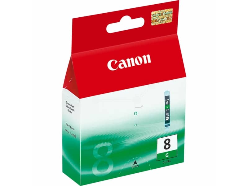 Serbatoio inchiostro CLI-8G Canon verde  0627B001