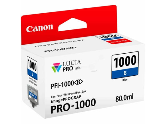 Cartuccia inkjet PFI-1000B Canon blu  0555C001