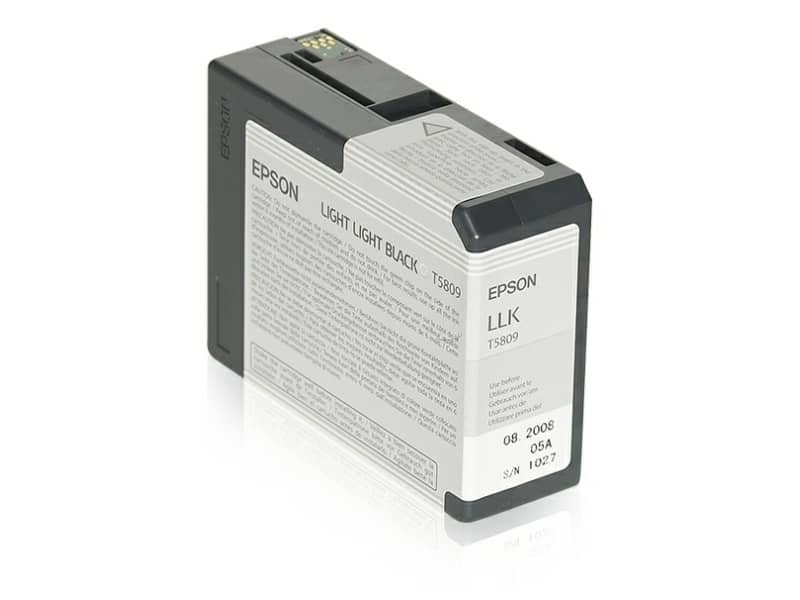 Cartuccia inkjet ink pigmentato T5809 Epson nero chiaro-chiaro C13T580900