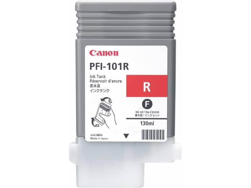 Serbatoio inchiostro PFI-101R Canon rosso 0889B001AA