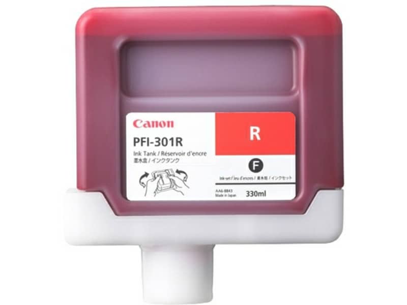 Serbatoio inchiostro PFI-301R Canon rosso 1492B001AA