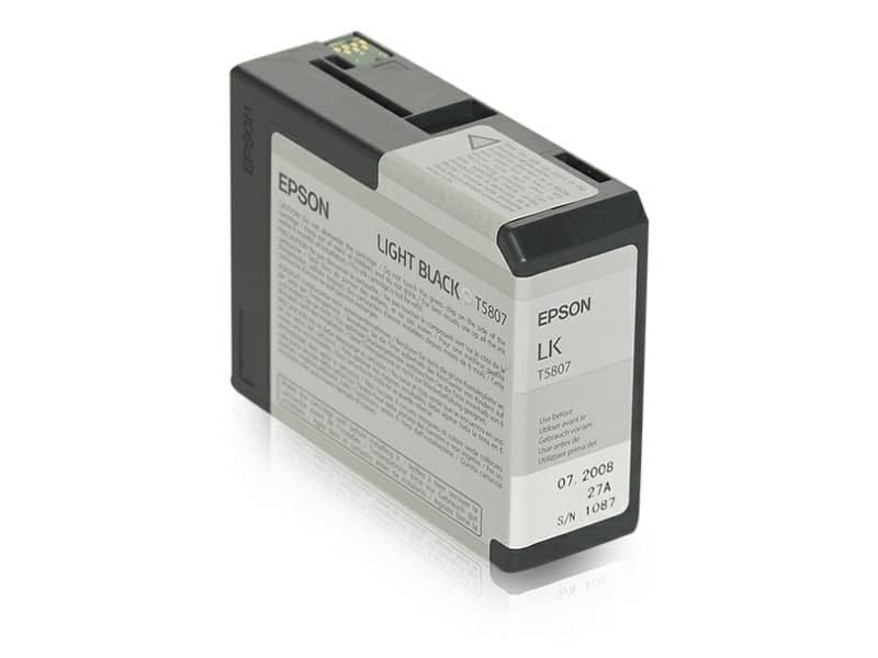 Cartuccia inkjet ink pigmentato T5807 Epson nero chiaro C13T580700