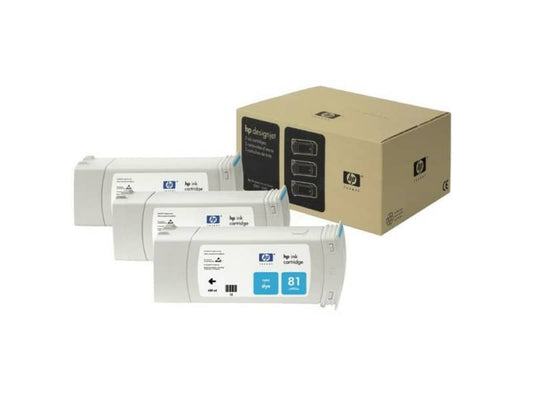 cartucce inkjet dye 81 HP ciano Conf. 3 - C5067A