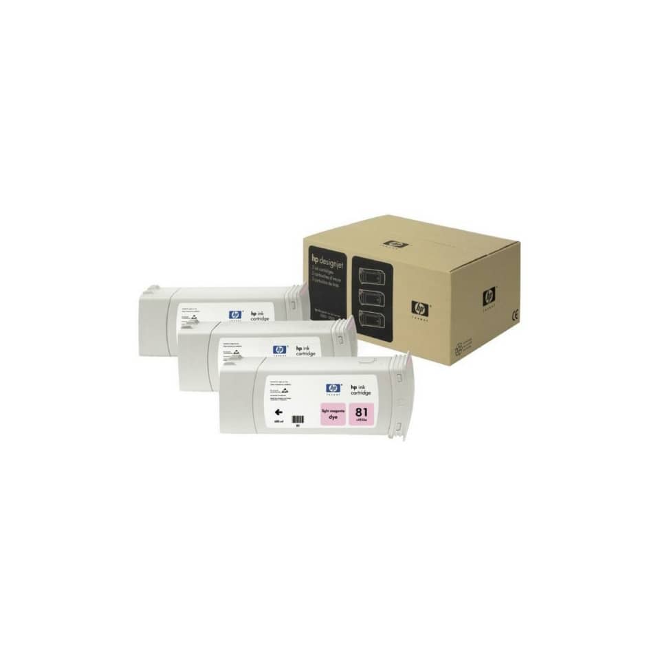 cartucce inkjet dye 81 HP magenta chiaro  Conf. 3 - C5071A