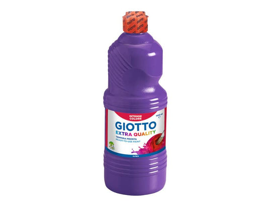 Tempera a base d'acqua GIOTTO Extra Quality flacone 1 lt violetto 533419