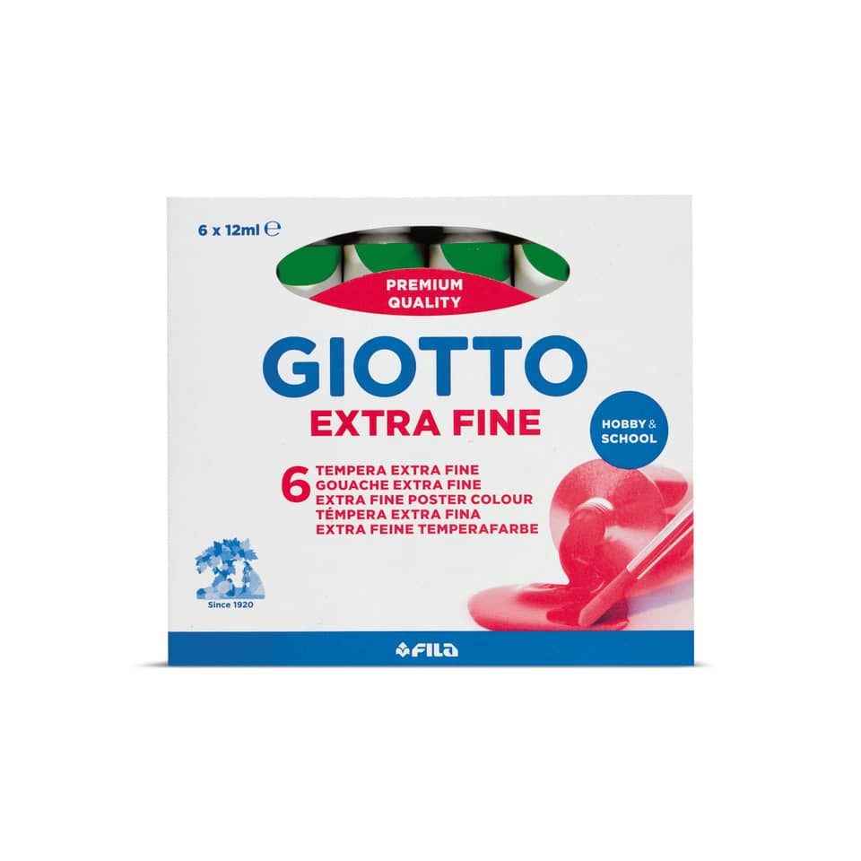 Tempere GIOTTO Extra 12 ml verde  35201200