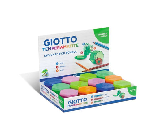 Temperamatite GIOTTO 3 fori assortiti 233000