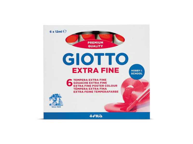 Tempera GIOTTO Extra 12 ml rosso vermiglione 35200700