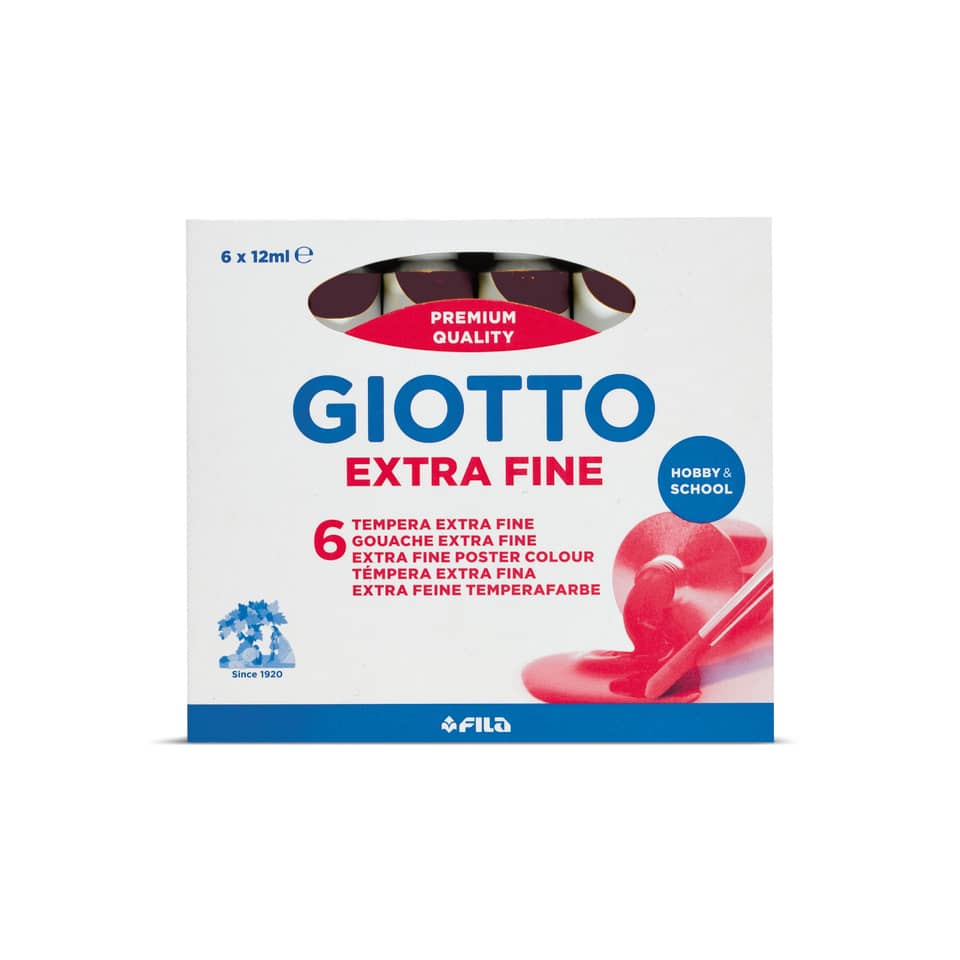 Tempera GIOTTO Extra 12 ml marrone scuro  35202300