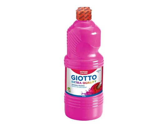 Tempera a base d'acqua GIOTTO Extra Quality flacone 1 lt magenta 533410