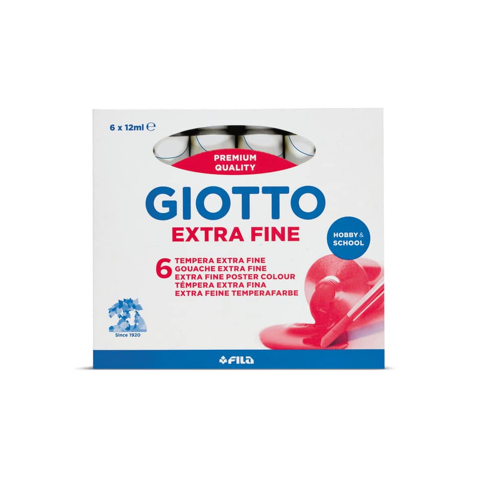 Tempera GIOTTO Extra 12 ml bianco  35200100