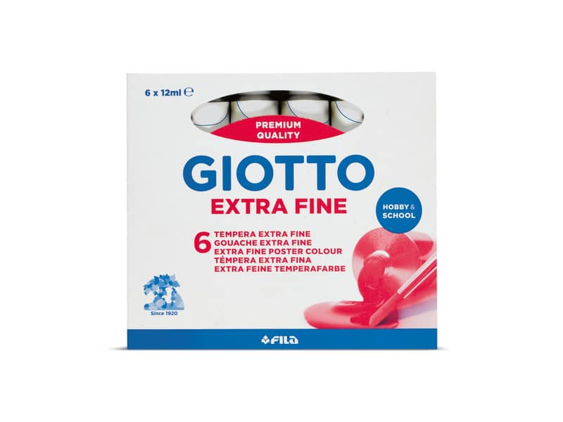 Tempera GIOTTO Extra 12 ml bianco  35200100