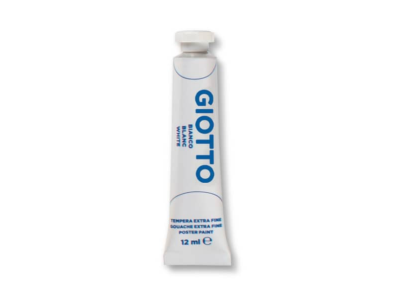 Tempera GIOTTO Extra 12 ml bianco  35200100