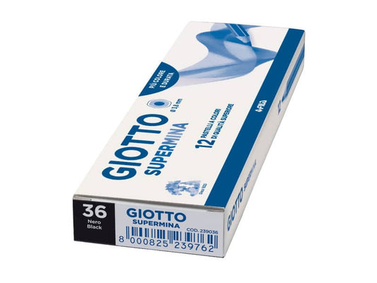 Matita colorata GIOTTO Supermina nero 23903600