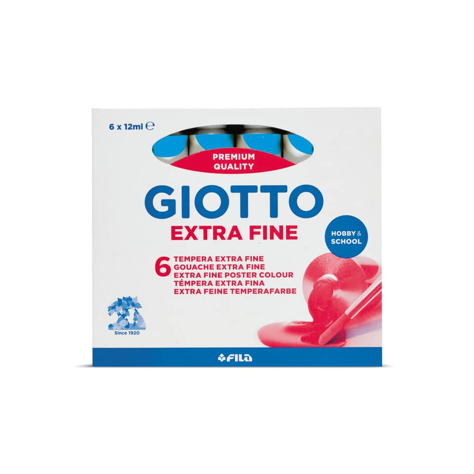 Tempera GIOTTO Extra 12 ml cyan  35201500